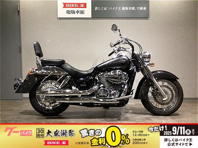 シャドウ４００クラシック　ＮＣ４４型２００９年インジェクションモデル　バックレスト・サドルバッグサポート等カスタム