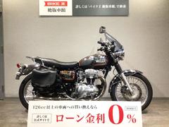 カワサキ　Ｗ６５０　ＥＪ６５０Ａ型２００３年モデル　スクリーン・リアキャリア・サイドバッグ等カスタム多数