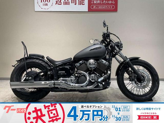 ドラッグスター４００　２０１３年モデル　リジットスタイル　２ｉｎ１マフラー　フラットハンドル　シーシーバー