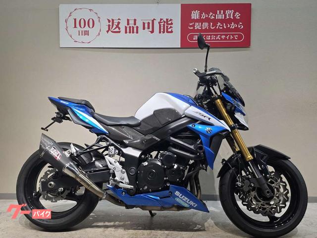スズキ GSR750 ヨシムラマフラー装備 ナイトロンリア スズキ GSR750 ヨシムラマフラー装備 ナイトロンリア