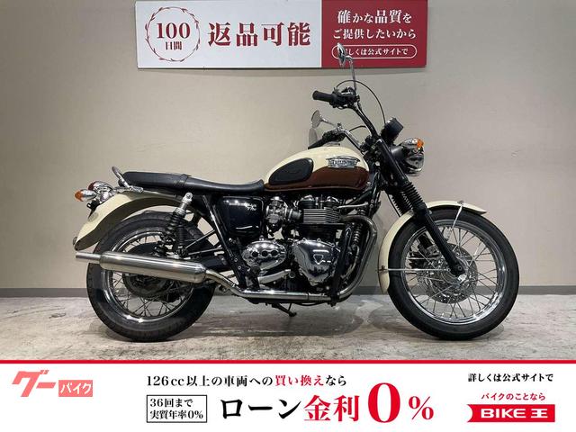 ボンネビルＴ１００　２０１１年モデル　グラブバー　バッグサポート