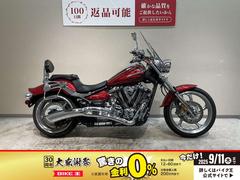 ヤマハ　ＸＶ１９００ＣＵ　２００８年モデル　バンス＆ハインズ製２ｉｎ１マフラー　バックレストセット　フロントスクリーン