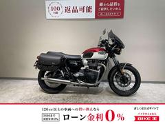 ＴＲＩＵＭＰＨ　ボンネビルＴ１００　２０２２年モデル　ワンオーナー　グリップヒーター　エンジンガード　トライアンフ純正サイドバッグ