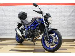 スズキ　ＳＶ６５０　２０１９年モデル　リアキャリア、ＢＯＸ　ヘルメットロック　エンジンスライダー装備