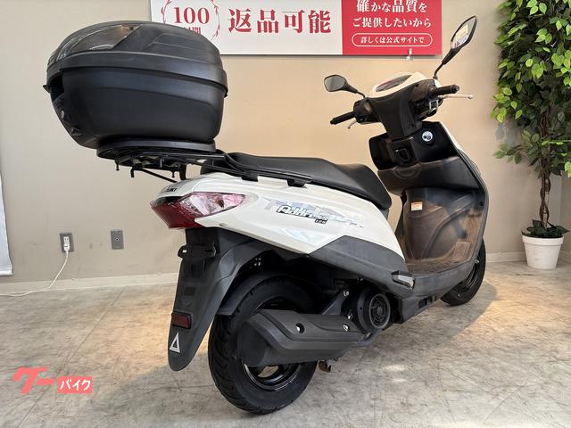 美車 SUZUKI アドレスV125  ホワイト セル始動 OIL交換 軽整備済　BOX GIVI鍵付き　登録すれば　すぐ乗り出せます。 スズキ アドレス125 2020年モデル GIVI製トップケース装備