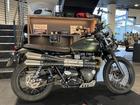 ストリートスクランブラー ETC LEDウィンカー スクリーン ハイマッドガード コンフォートシートブラウン 左側パニア