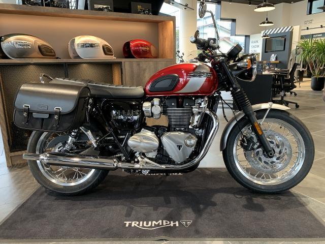 ボンネビルT120 エルビスプレスリーリミテッド 純正アクセサリー サイドパニア レール グラブバー グラブレールKIT付き