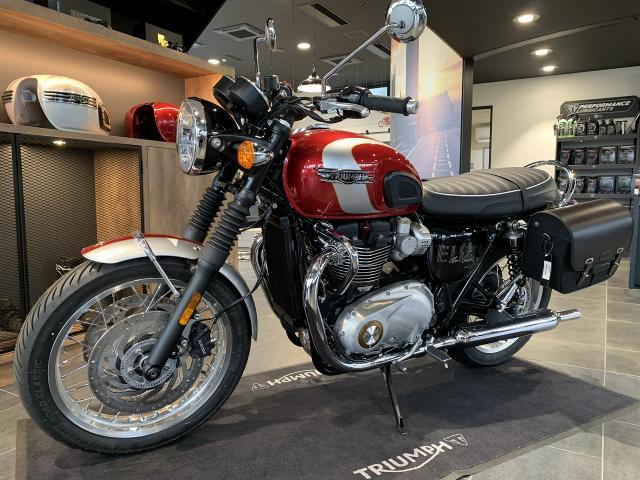 ボンネビルT120 エルビスプレスリーリミテッド 純正アクセサリー サイドパニア レール グラブバー グラブレールKIT付き