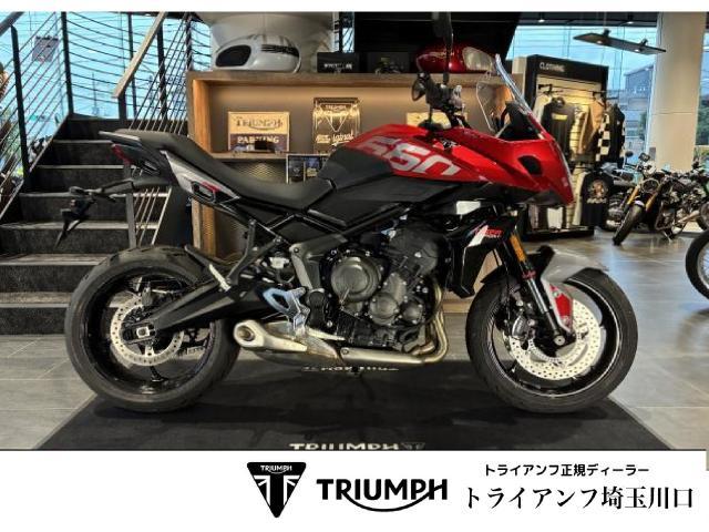 タイガースポーツ660 Carnival red LEDヘッドライト クイックシフター 調節可能スクリーングラブレール