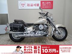 ヤマハ　ドラッグスター４００クラシック　２００８年モデル／キャブ車／スクリーン／カスタムウインカー／エンジンガード／両側サドルバッグ
