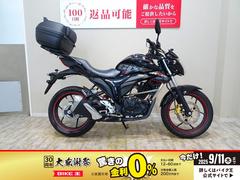スズキ　ＧＩＸＸＥＲ　１５０　２０１９年モデル／ＳＳＢエンジンガード／リアキャリア・リアボックス／前後ドライブレコーダー付き