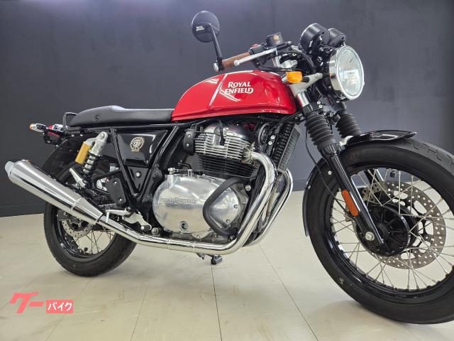 コンチネンタルＧＴ６５０　ロッカーレッド　エンジンガード　ＥＴＣ付き　ドライブレコーダー付き　バーエンドミラー