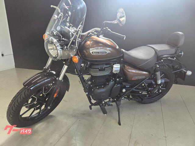 メテオ３５０　スーパーノヴァ　ブラウン　トリッパーナビ付き　スクリーン　バックレスト