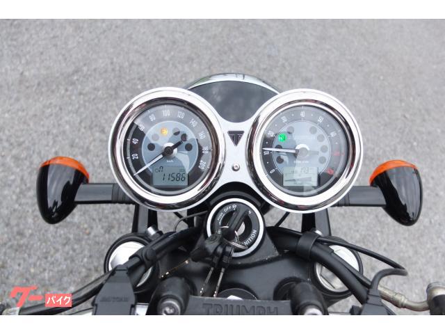 TRIUMPH ボンネビルT100 純正バーエンドミラー USB電源