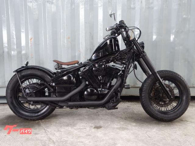 カワサキ バルカン400クラシック スラッシュカットマフラー