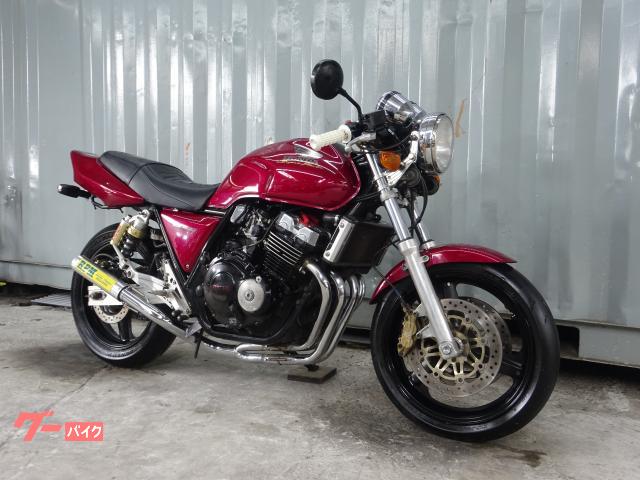 ＣＢ４００Ｓｕｐｅｒ　ＦｏｕｒバージョンＳ　ＲＰＭマフラー　ＢＥＥＴ　バックステップ　ハリケーンセパレート