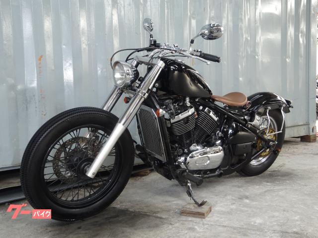 ド迫力スタイル!バルカン400.2in1スラッシュカットマフラー.バルカン400クラシック.バルカンドリフター400にも使える カワサキ バルカン400 プロが造るカスタム 最新のアメリカン