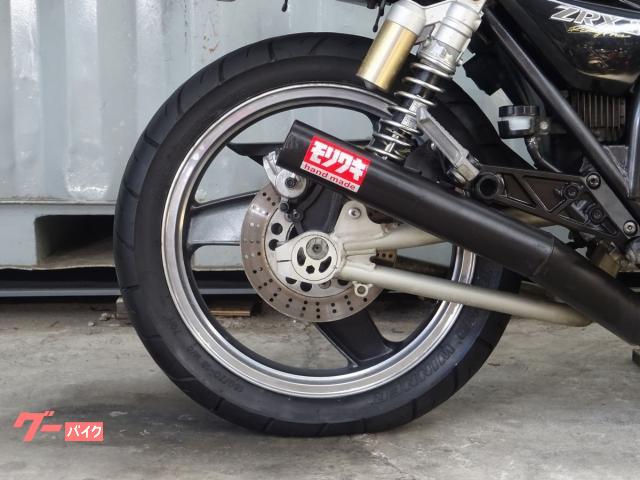 カワサキ ZRX400 前期型 ショート管マフラー タックロール