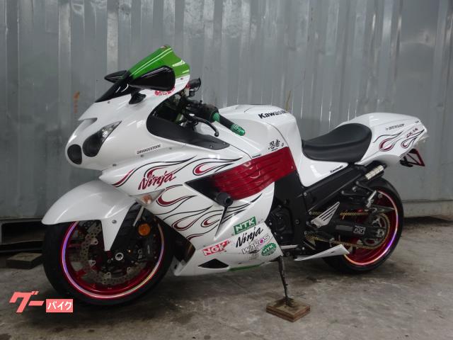 きら☆出品174さま専用 カワサキ Ninja ZX－14 社外フルエキ 逆車 ETC車載機付き