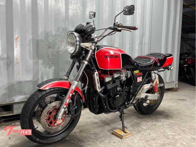 スズキ GSX400インパルス ヨシムラ管 タックロールシート バック