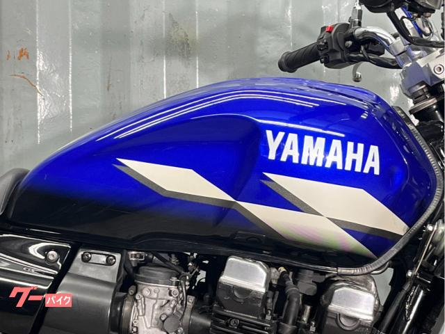 ヤマハ XJR400R 青ストロボカラー 社外マフラー エンジン