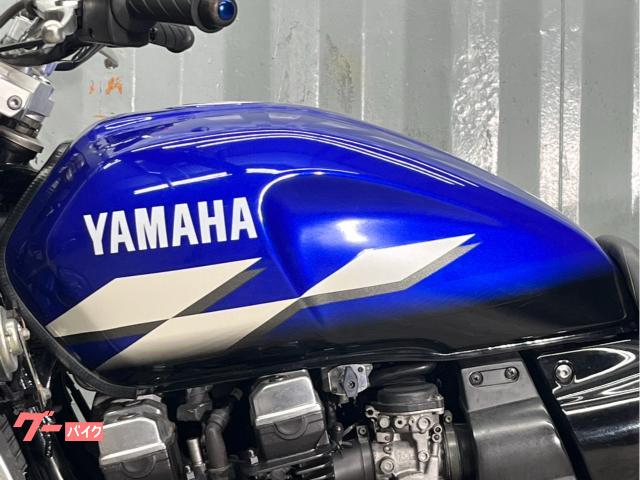 ヤマハ XJR400R 青ストロボカラー 社外マフラー エンジン