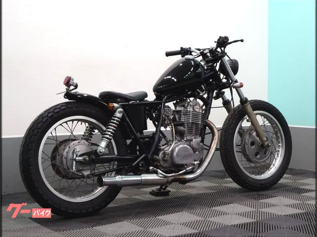 ヤマハ SR400 1JR トランペットマフラー ピーナッツタンク