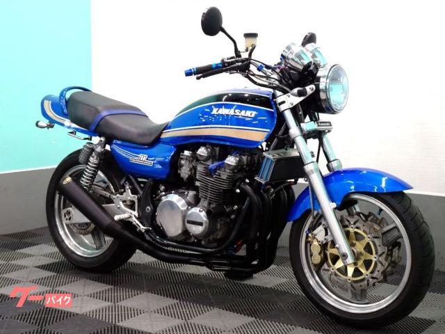 ZEPHYR750 POWERBUILDER製メガホンマフラ