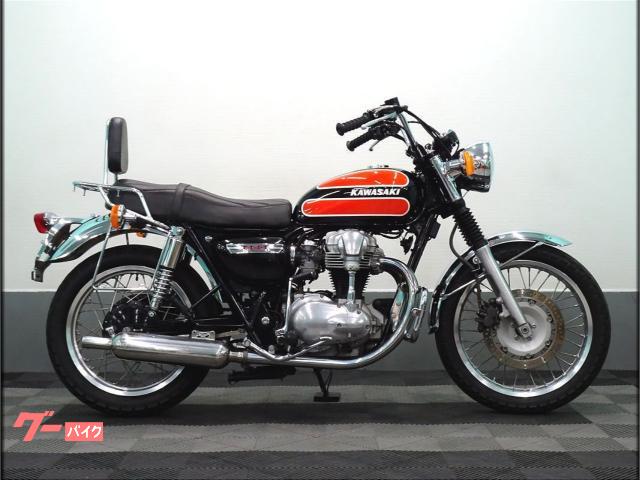 カワサキ W650 W1仕様 BEET製マフラー アップハン バック