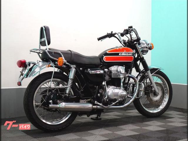カワサキ W650 W1仕様 BEET製マフラー アップハン バック