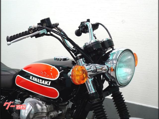 カワサキ W650 W1仕様 BEET製マフラー アップハン バック