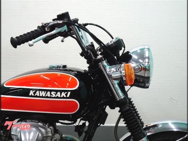 カワサキ W650 W1仕様 BEET製マフラー アップハン バック