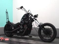 ホンダ　スティード４００　プッシュロッド風エンジンカバー　ドラッグパイプマフラー　イージーライダース製トリプルツリー