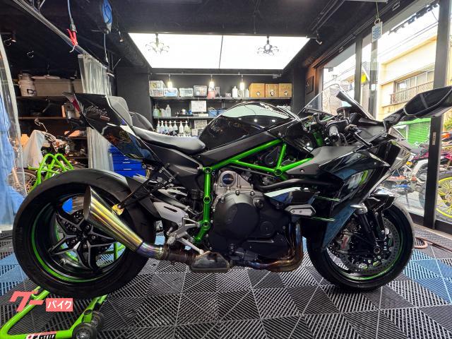 Ｎｉｎｊａ　Ｈ２　ＥＴＣ　社外マフラー　フェンダーレスキット　カーボンミラー　社外リアウィンカー