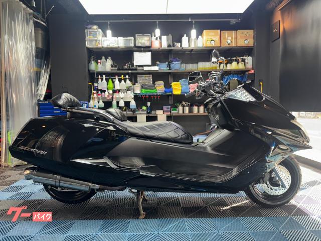 マグザム　フロントエアロカバー／ローダウン／ハンドルバー／社外マフラー／ＬＥＤウインカー／クロームエンジンカバー／２４ヵ月点検付