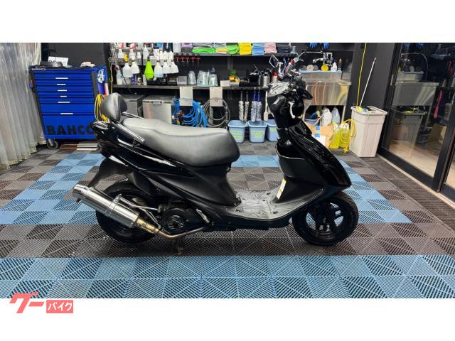 アドレスＶ１２５Ｓ　２４ヵ月点検付　１２ヵ月自賠責付　マフラー　クラブバー　ミラー