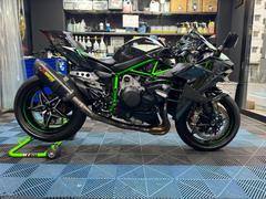 カワサキ　Ｎｉｎｊａ　Ｈ２　バックステップ　アクラボフルエキ　純正スライダー　ＥＴＣ　ウィングトレッド　フェンダーレスキット