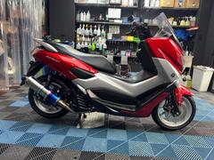 ヤマハ　ＮＭＡＸ　ＢＥＡＭＳマフラー　ヤマハ純正セミスクリーン　リアサス　ポジションランプＬＥＤ　デイトナメットインポケット