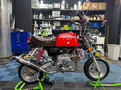 ホンダ　モンキー　ボアアップＫＩＴ　ビッグキャブレター　オイルクーラー　マフラー　フロントブレーキディスク化　前後１０インチホイール