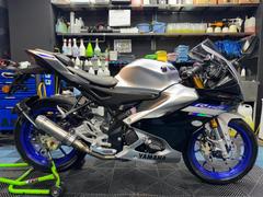 ヤマハ　ＹＺＦ−Ｒ１５Ｍ　レオビンチマフラー　マットガード　スライダー　２０２２年式