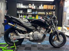 ホンダ　ＨＯＲＮＥＴ　登録費用付　納車整備付　２４ヵ月点検付　社外マフラー　ブレーキレバー　クラッチレバー　グリップ　ミラー