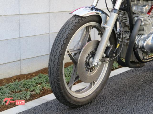 スズキ GS400 B0186 ブラック集合管 キャストホイール