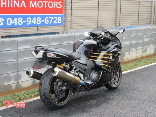 Maharishi ブラック ロンT カワサキ Ninja ZX－14R B0208 ノジママフラー