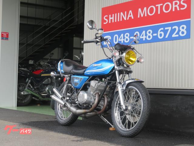 カワサキ 250SS B0232 逆車 社外チャンバー BEET