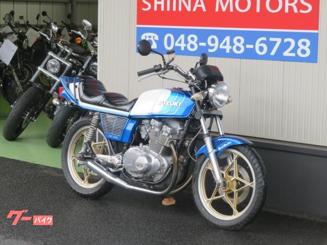 スズキ GSX400E B0259 メッキ集合管 星形キャスト