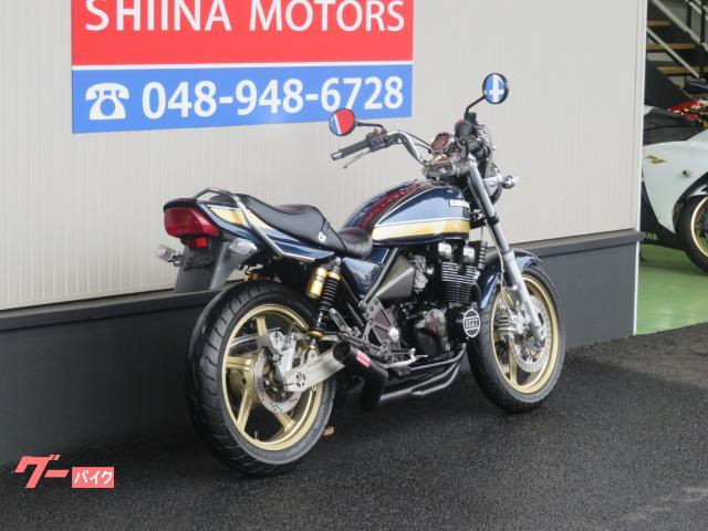 カワサキ ZEPHYRχ S0049 ブラック集合管 前後