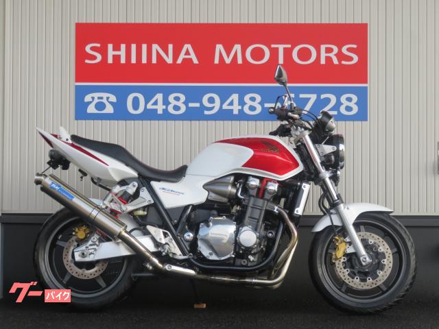 ＣＢ１３００Ｓｕｐｅｒ　Ｆｏｕｒ　Ｂ０３０１　ＴＳＲマフラー　前後ブラックホイール　フェンダーレス　ＥＴＣ