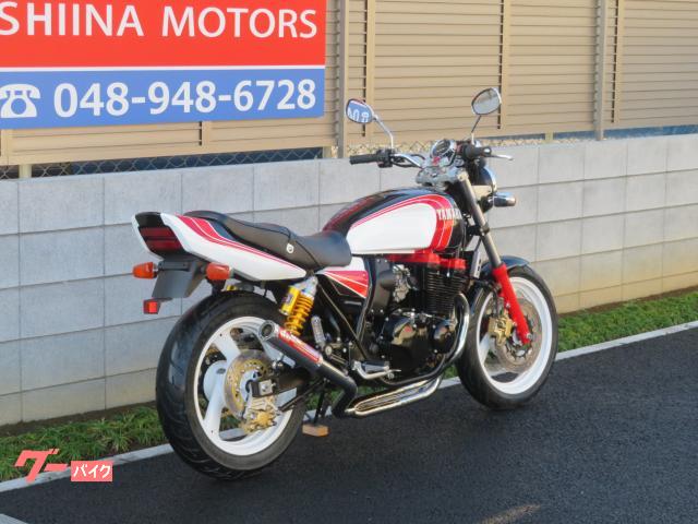 ヤマハ XJR400 B0378 キングロード88集合管 前後ホワイト