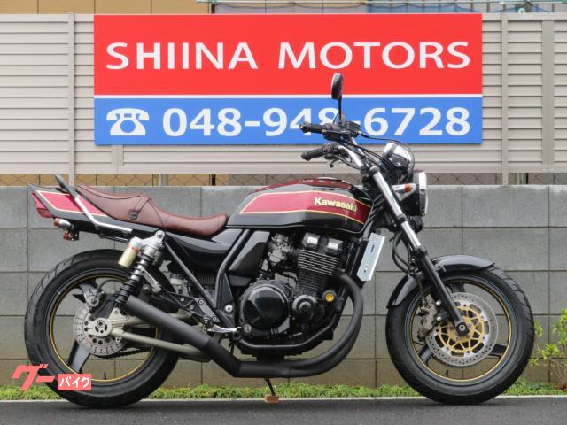 ＺＲＸ４００−II　Ｂ０４３４　Ｅ４カラー　ブラック集合管　ブラウンタックロール　アップハンドル　フェンダーレス　メッシュホース