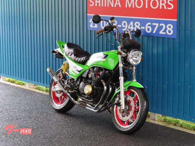 KAWASAKI(カワサキ)GPZ400F レアカラーカウルセット 引き取り限定 カワサキ GPZ400F－II B0491 プリティーレーシング集合管